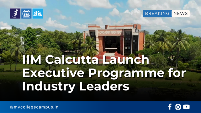 IIM Calcutta Launch Executive Programme for Industry Leaders